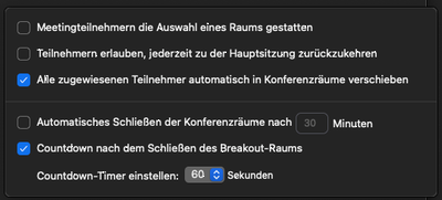 Zoom Bild 5: Anpassung Breakout-Sessions